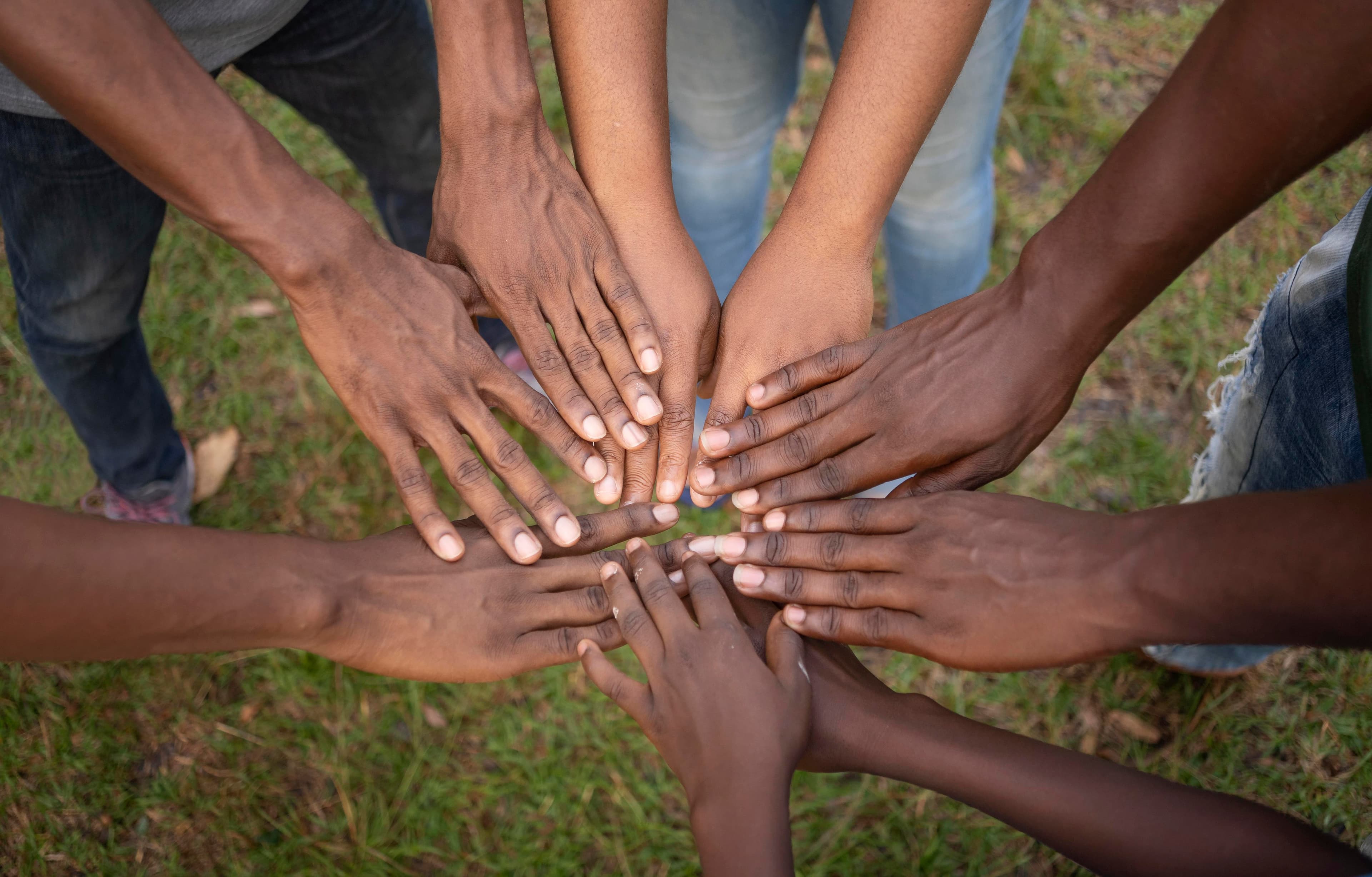 Children smiling together in a supportive community